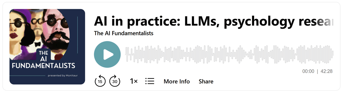 AI in practice podcast