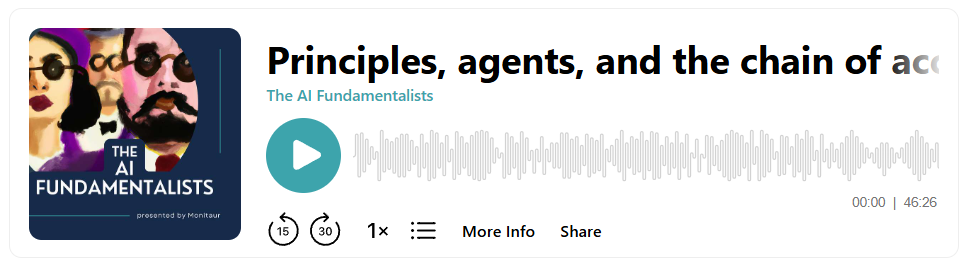 Principles, agents, and the chain of accountability